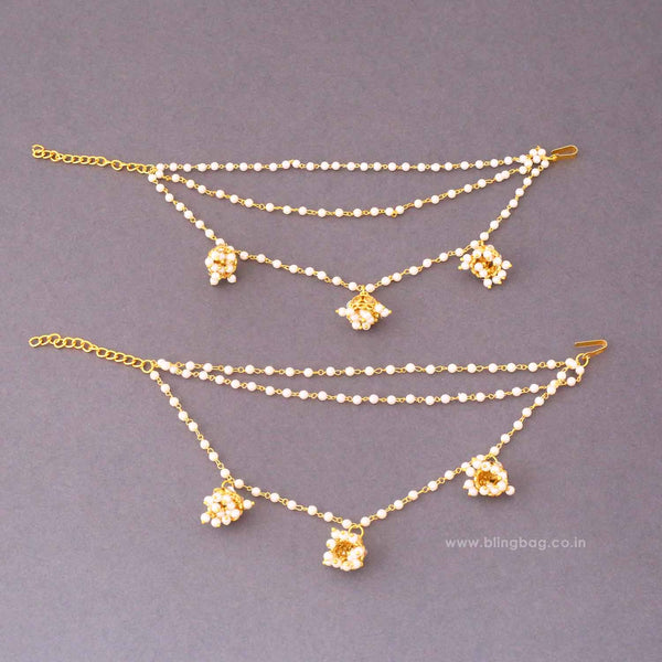 Golden Oshini Antique Ear Chain