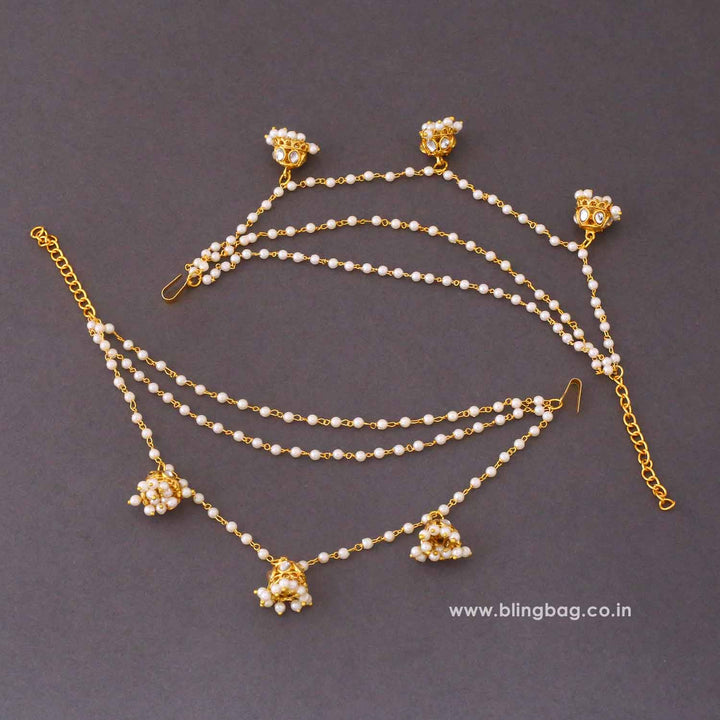 Golden Oshini Antique Ear Chain