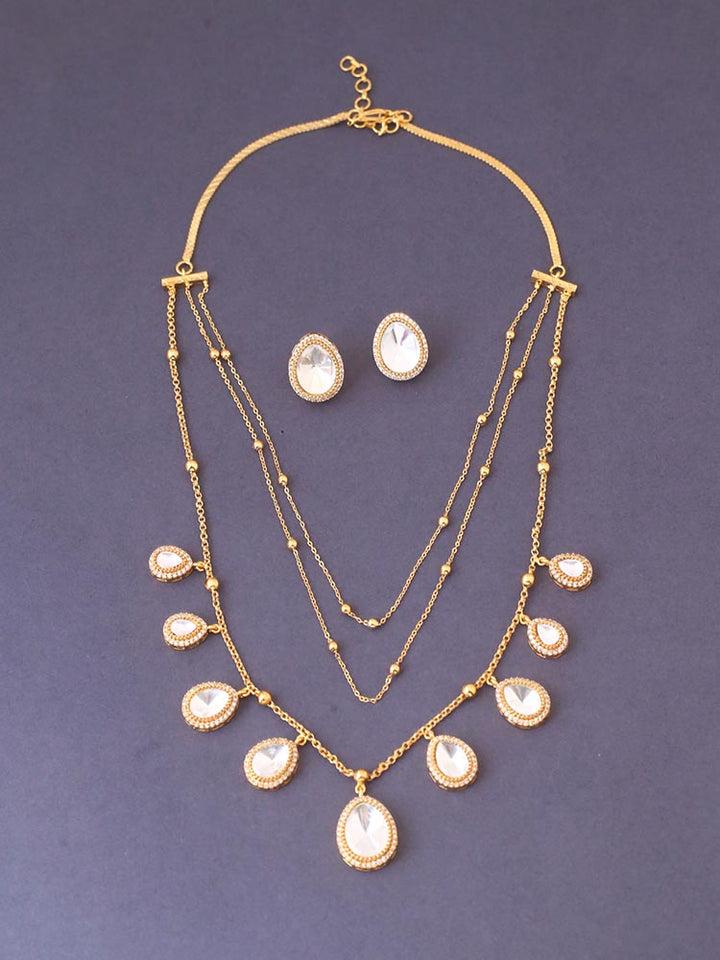 Golden Oviya Jewellery Set