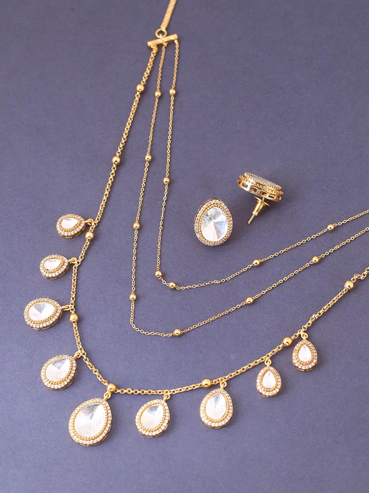 Golden Oviya Jewellery Set