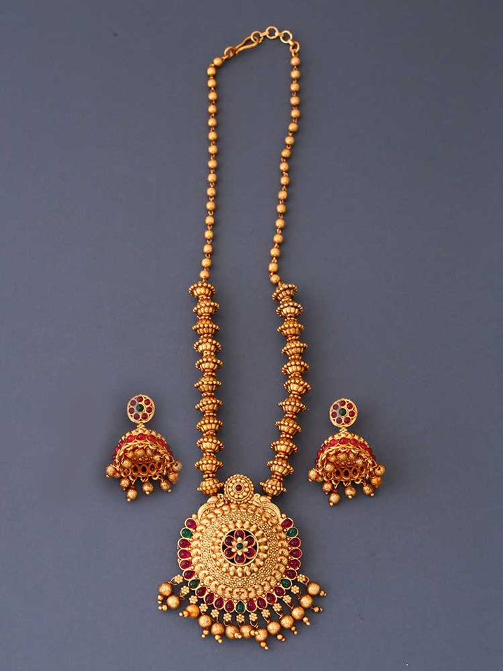 Golden Parameshwara Antique Jewellery Set - New Arrival