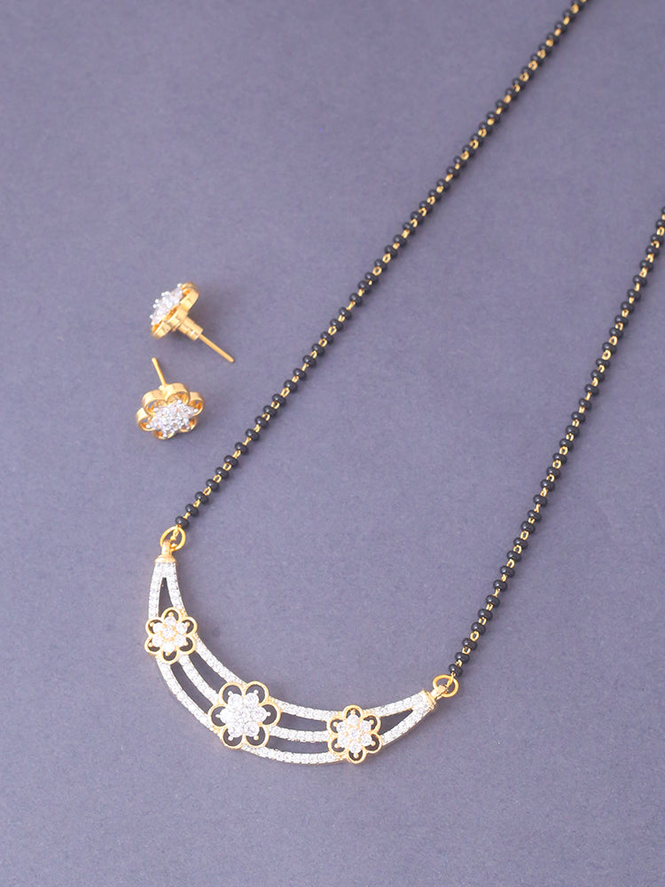 Golden Parmati Mangalsutra Set