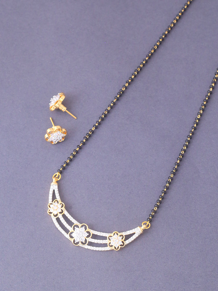 Golden Parmati Mangalsutra Set