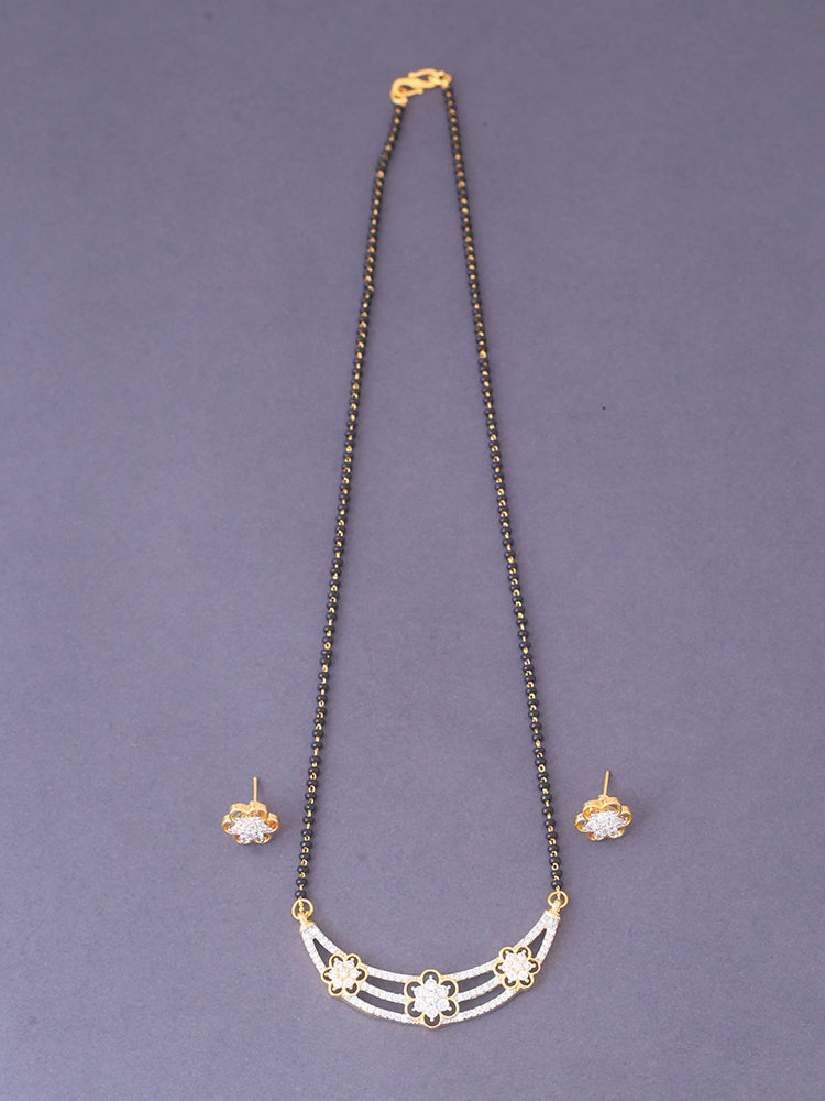 Golden Parmati Mangalsutra Set