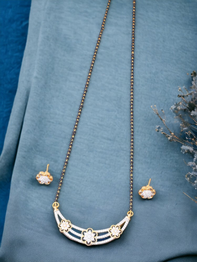 Golden Parmati Mangalsutra Set