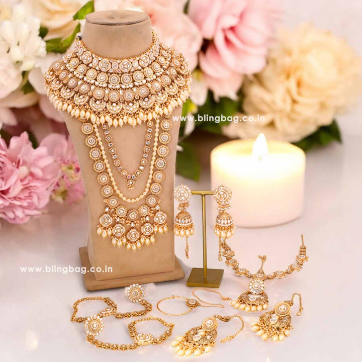 Golden Pavitra Bridal Jewellery Set