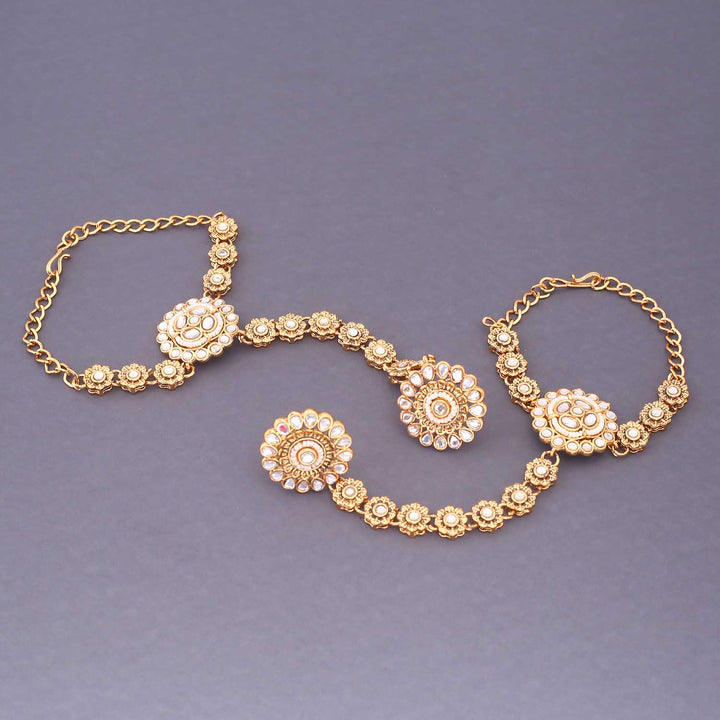 Golden Pavitra Bridal Jewellery Set