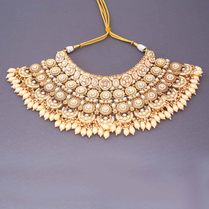 Golden Pavitra Bridal Jewellery Set