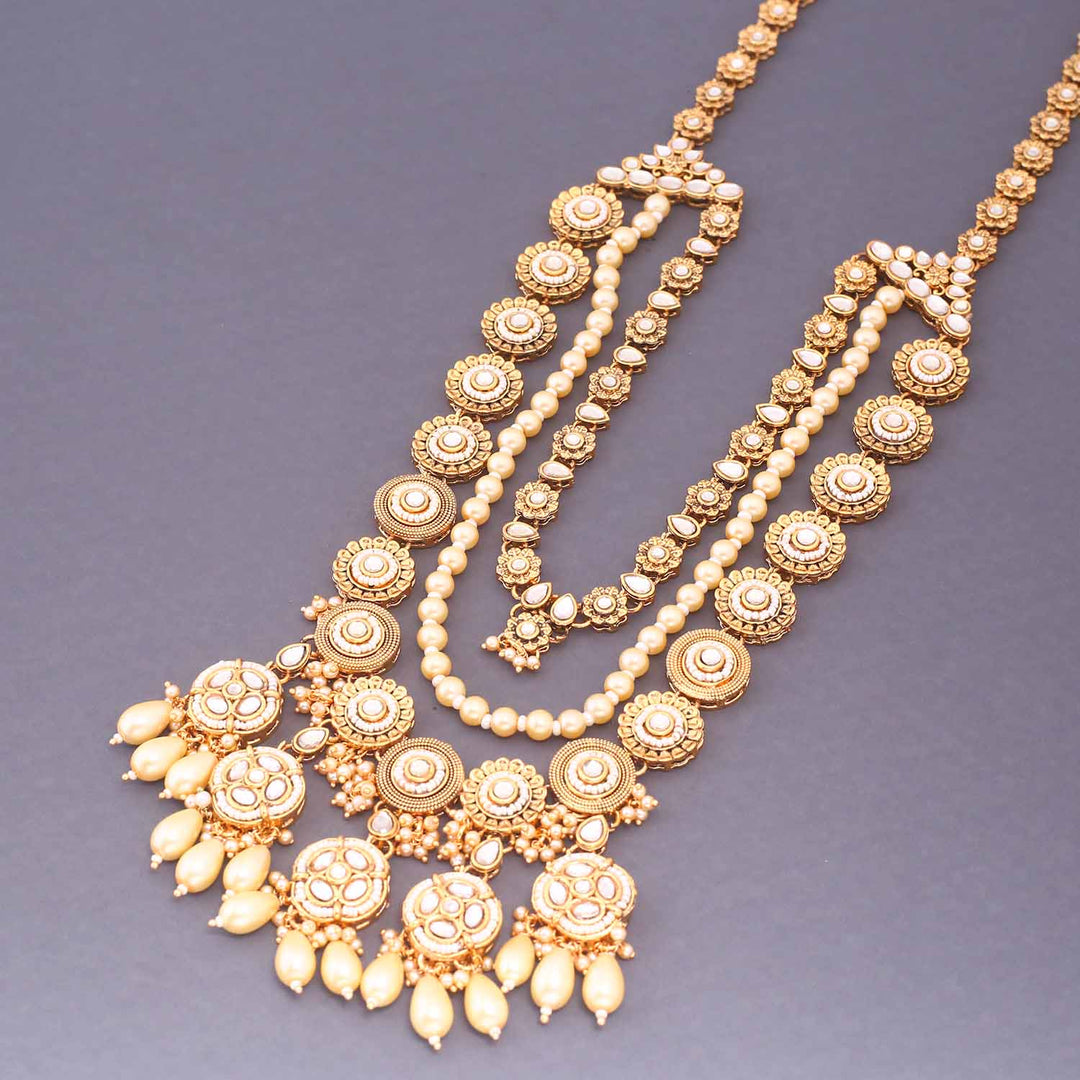 Golden Pavitra Bridal Jewellery Set