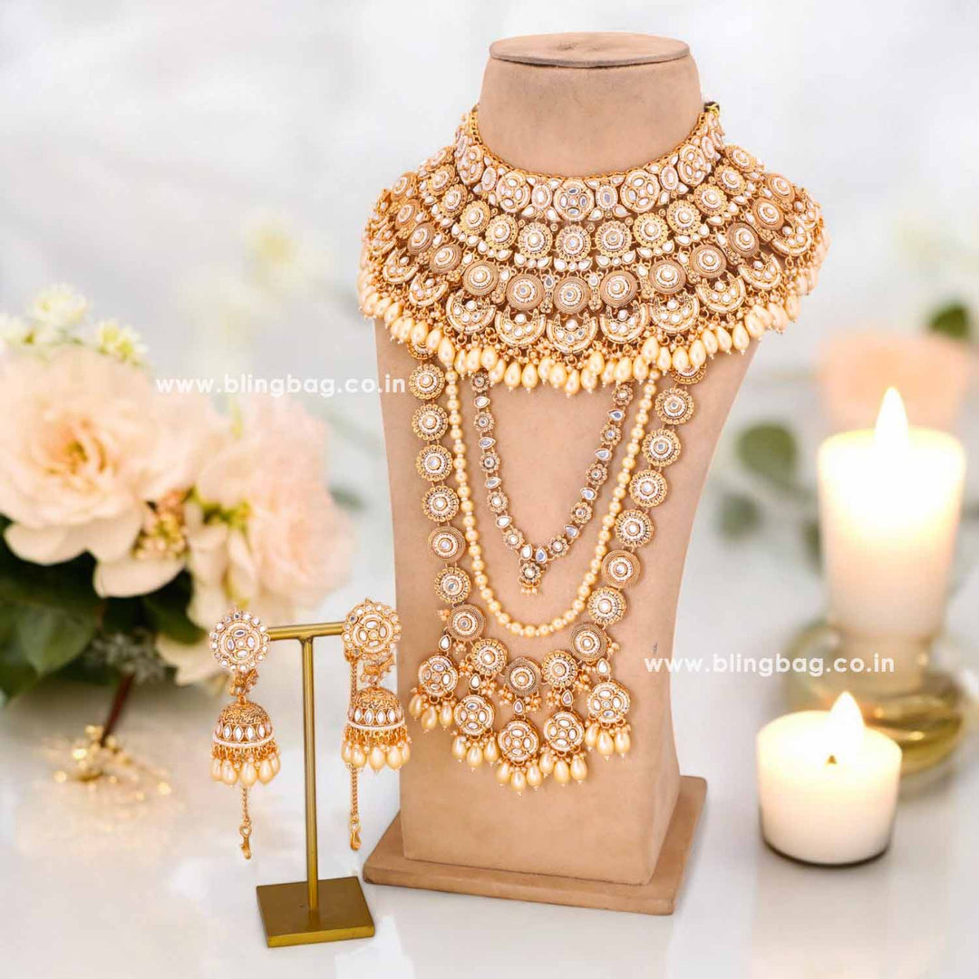 Golden Pavitra Bridal Jewellery Set