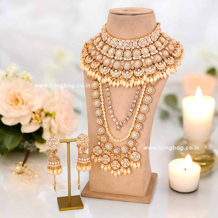 Golden Pavitra Bridal Jewellery Set