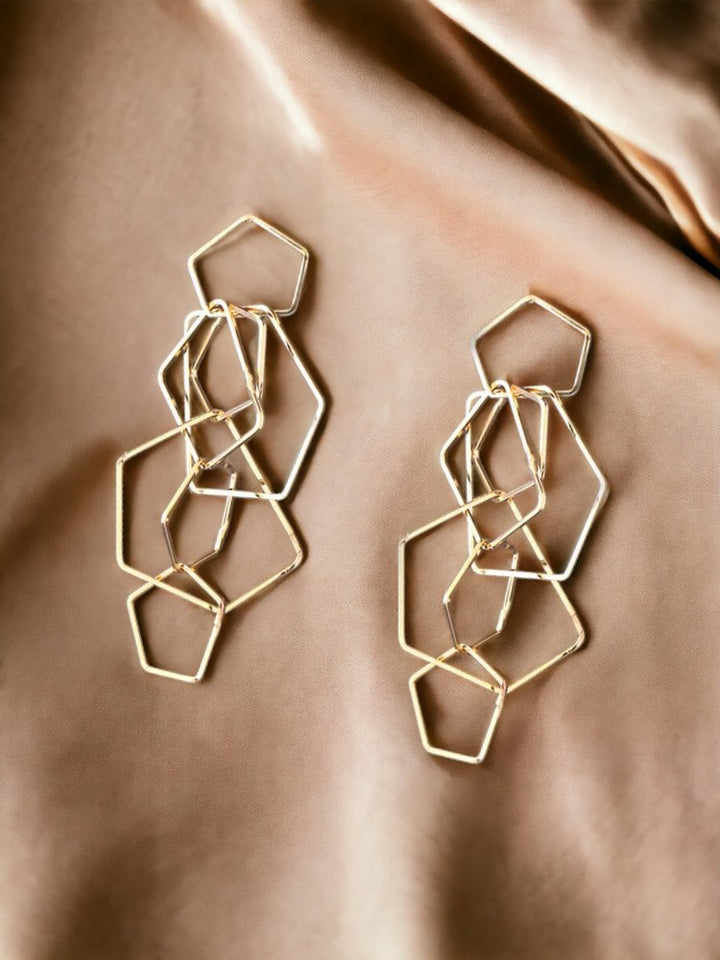 Golden Perenlus Danglers