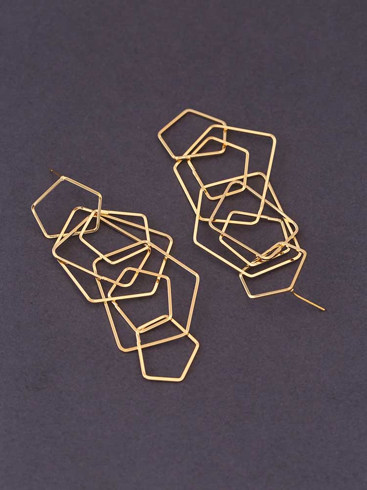 Golden Perenlus Danglers