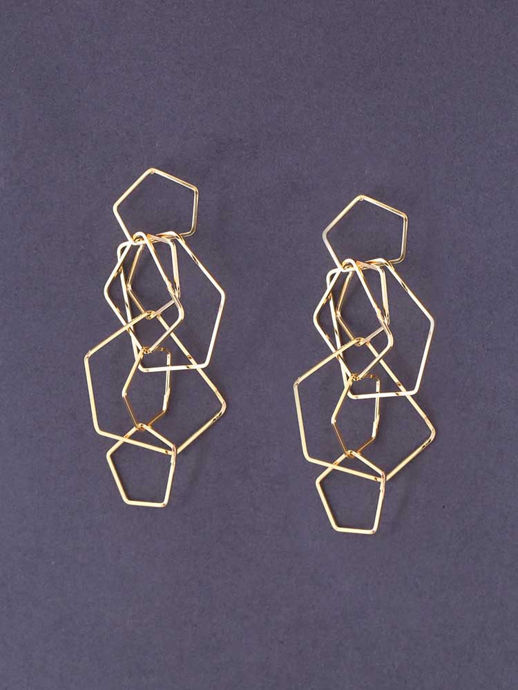 Golden Perenlus Danglers