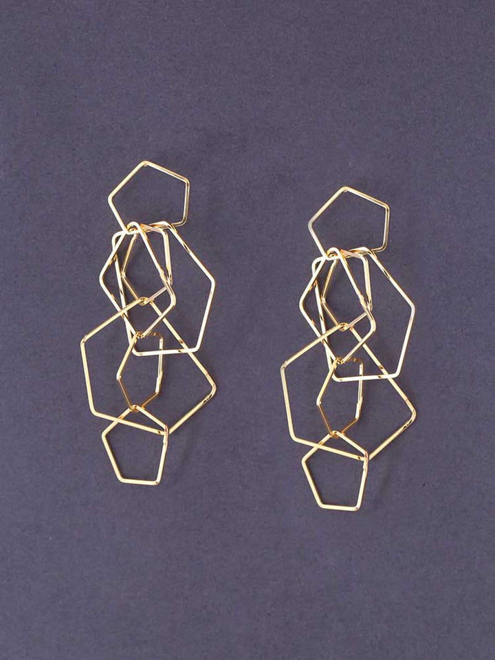 Golden Perenlus Danglers