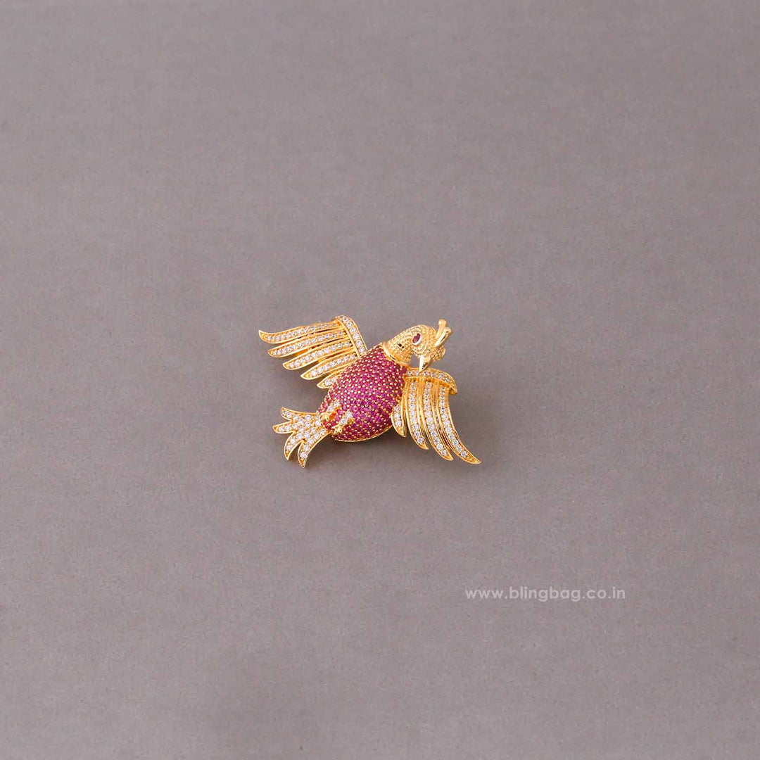 Golden  Phoneix Brooch
