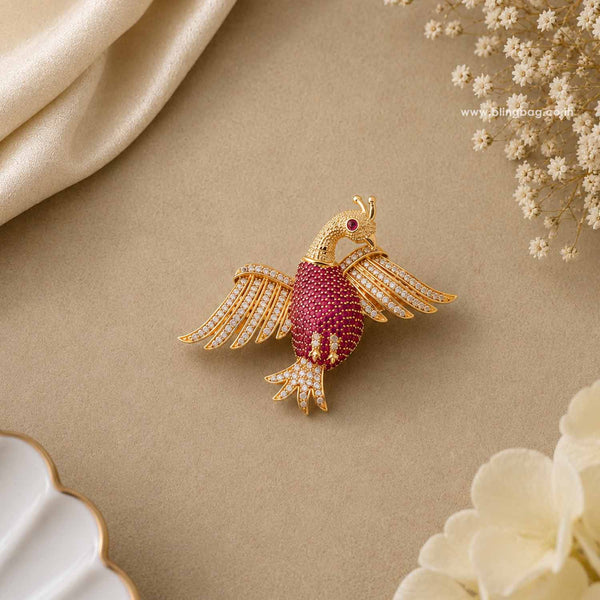 Golden  Phoneix Brooch