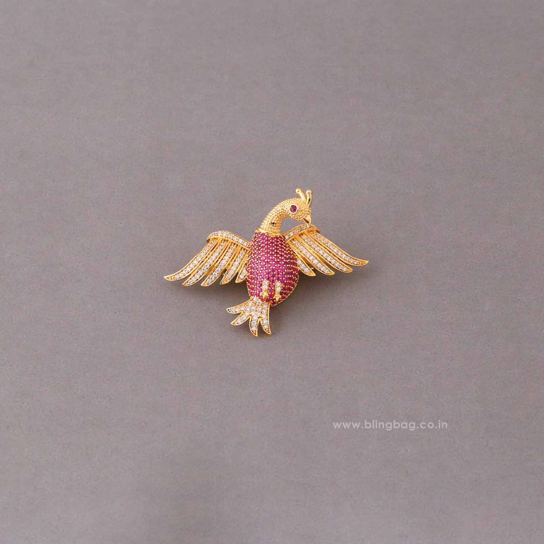 Golden  Phoneix Brooch