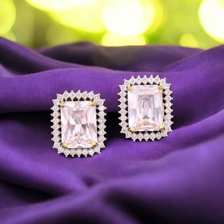 Golden Pippa Zirconia Studs