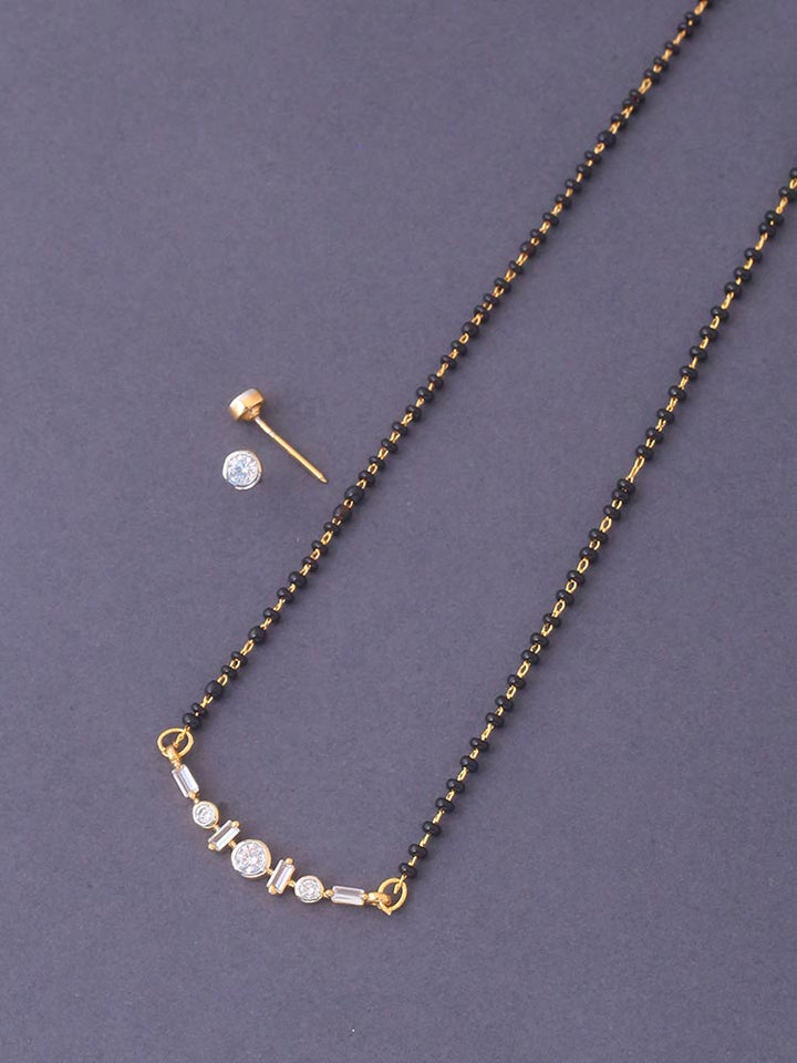 Golden Polissena Mangalsutra Set