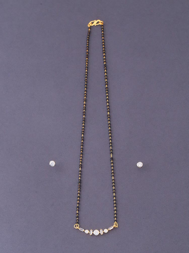 Golden Polissena Mangalsutra Set