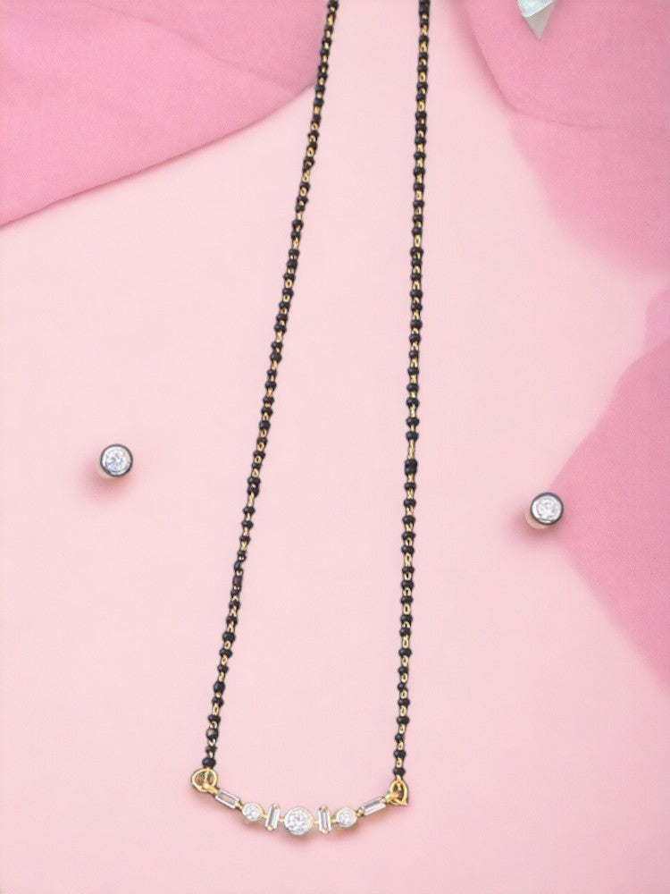 Golden Polissena Mangalsutra Set