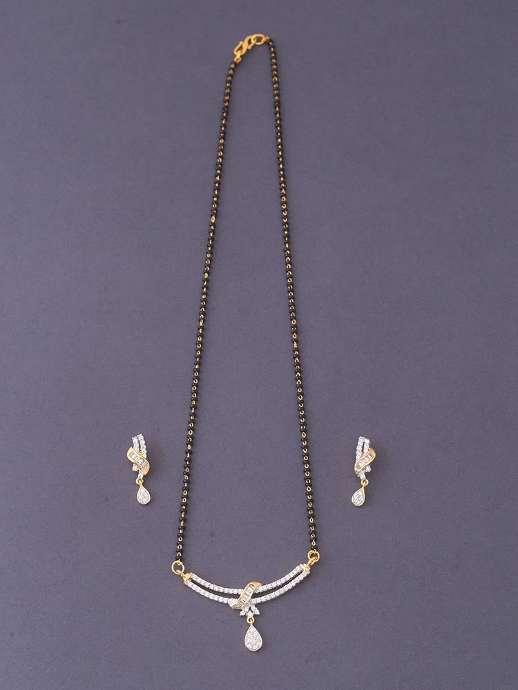 Golden Polymnia Mangalsutra Set