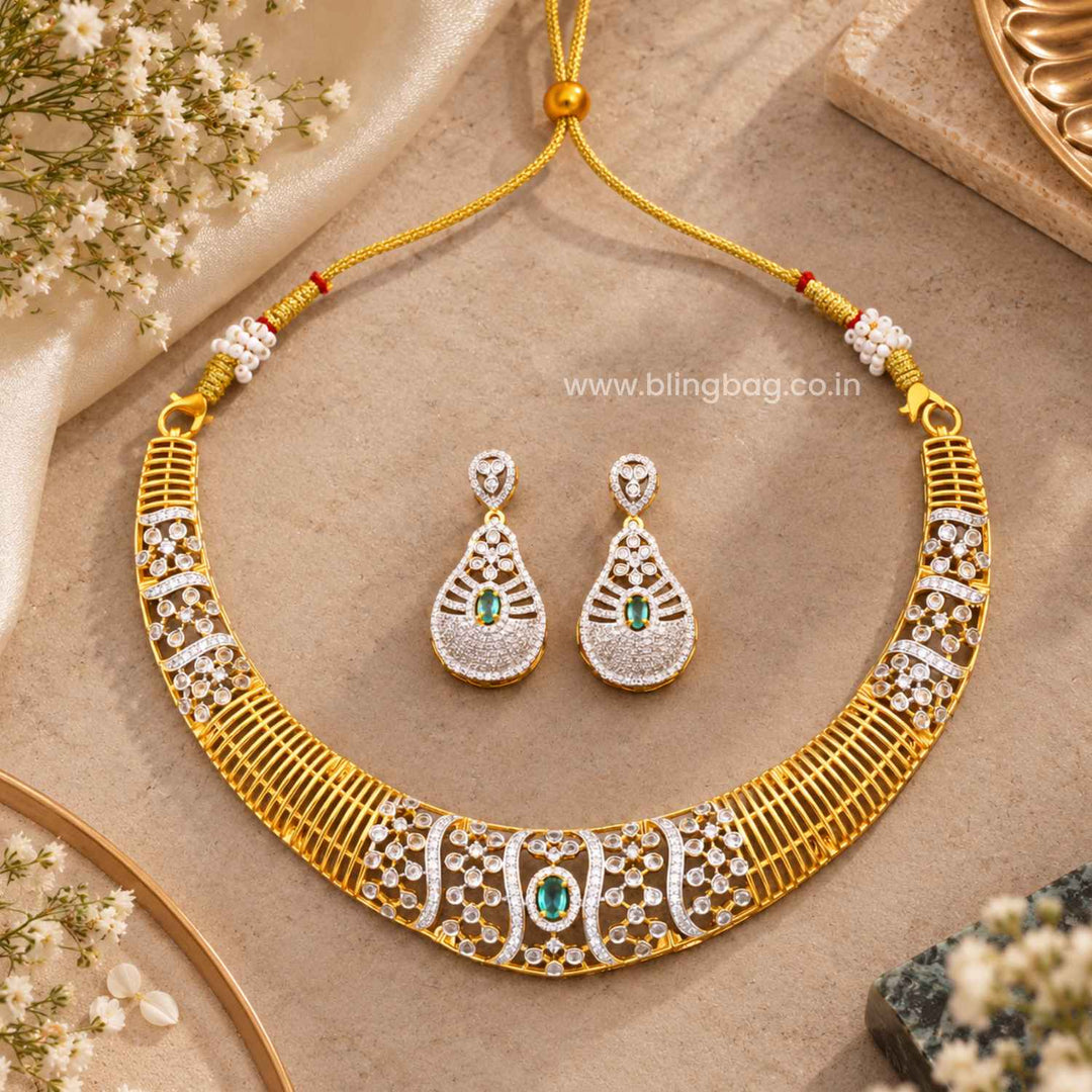 Golden Quinnvera Victorian Jewellery Set - New Arrival