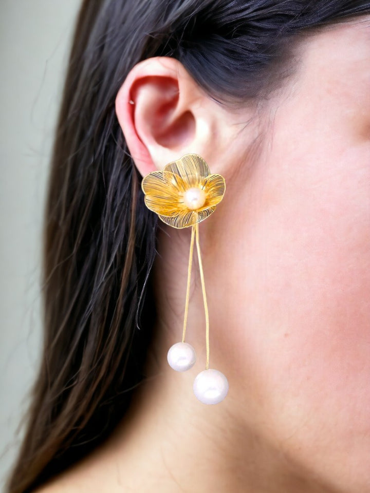 Golden Rainah danglers