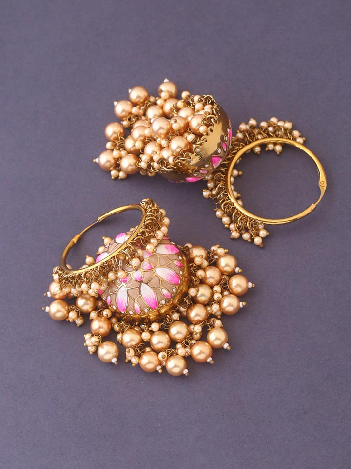 Golden Rajamani Jhumkis