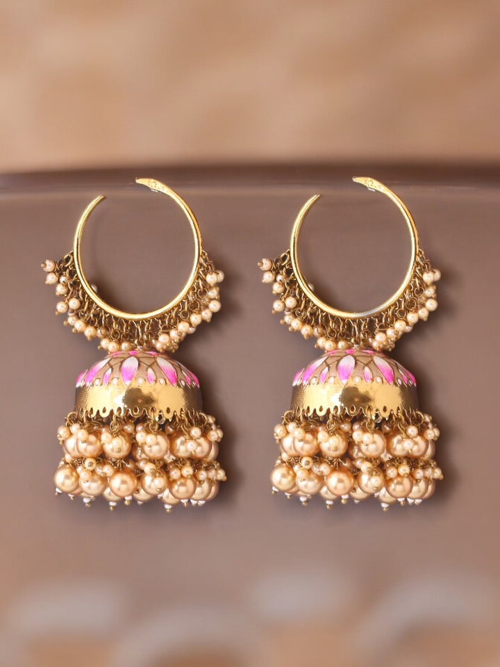 Golden Rajamani Jhumkis