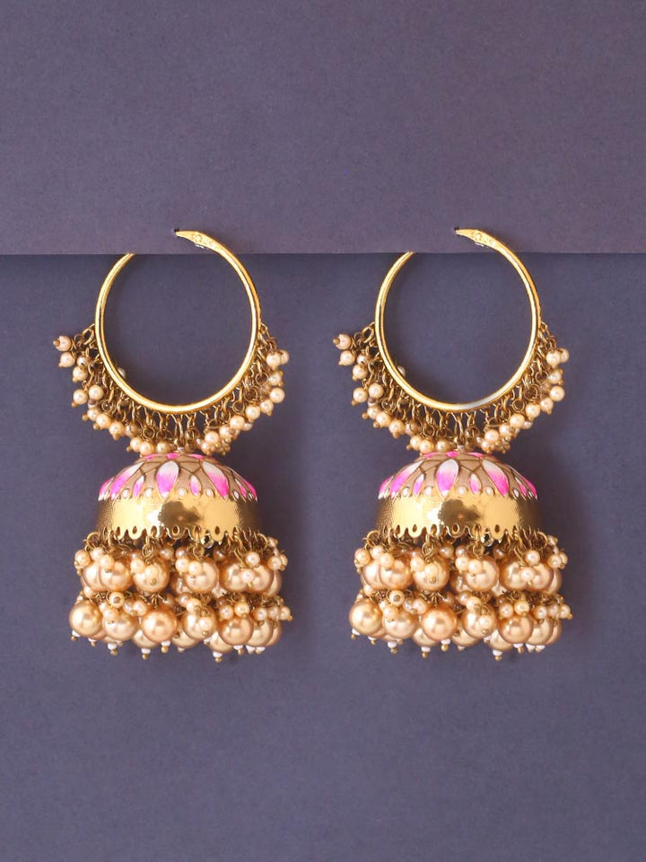 Golden Rajamani Jhumkis