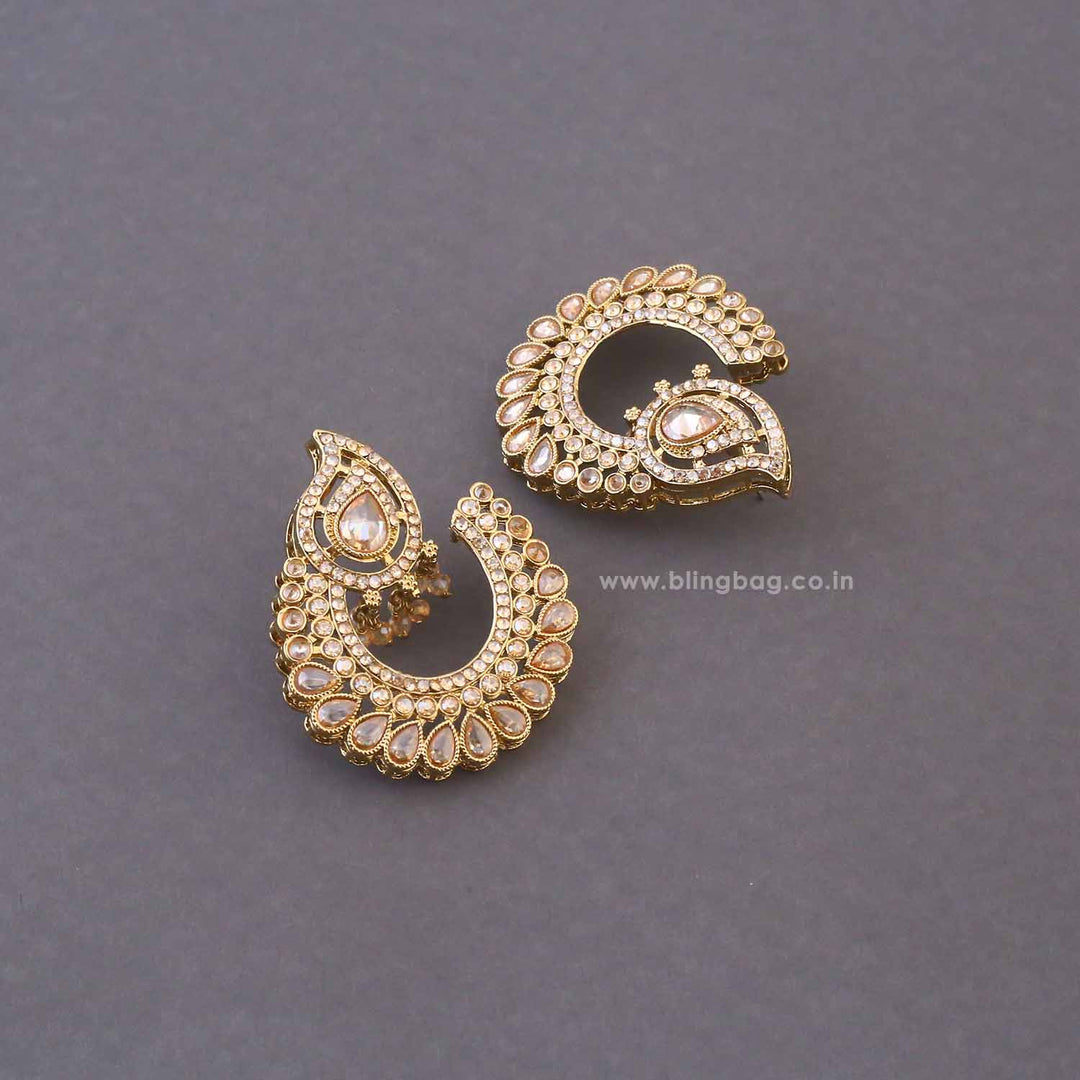 Golden Rasika Studs