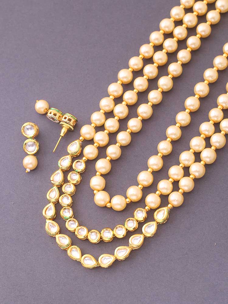 Golden Raveena Jewellery Set