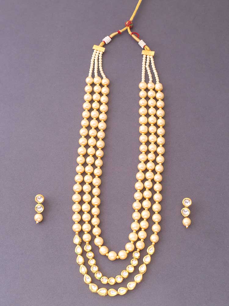 Golden Raveena Jewellery Set