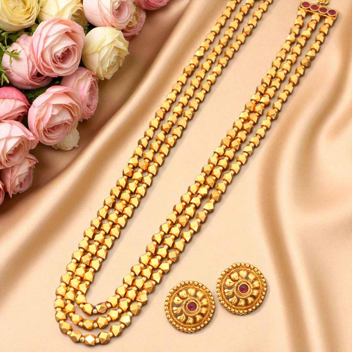 Golden Reekita Antique Jewellery Set - New Arrival