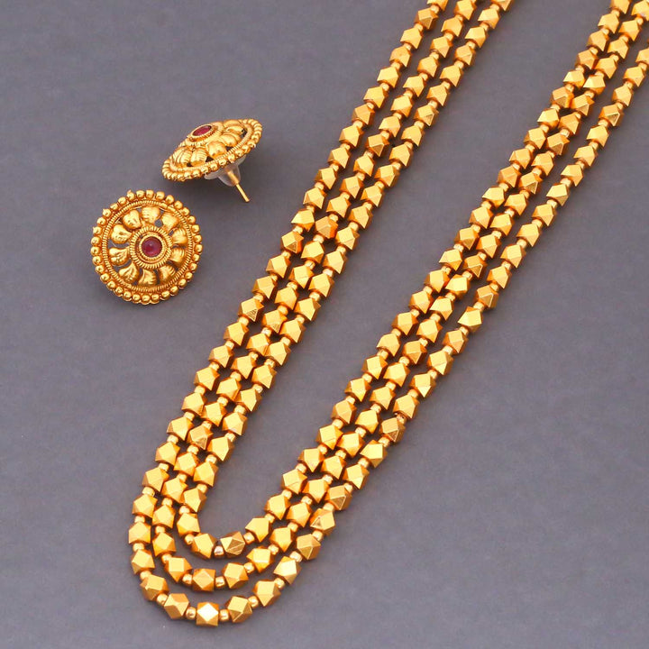 Golden Reekita Antique Jewellery Set - New Arrival