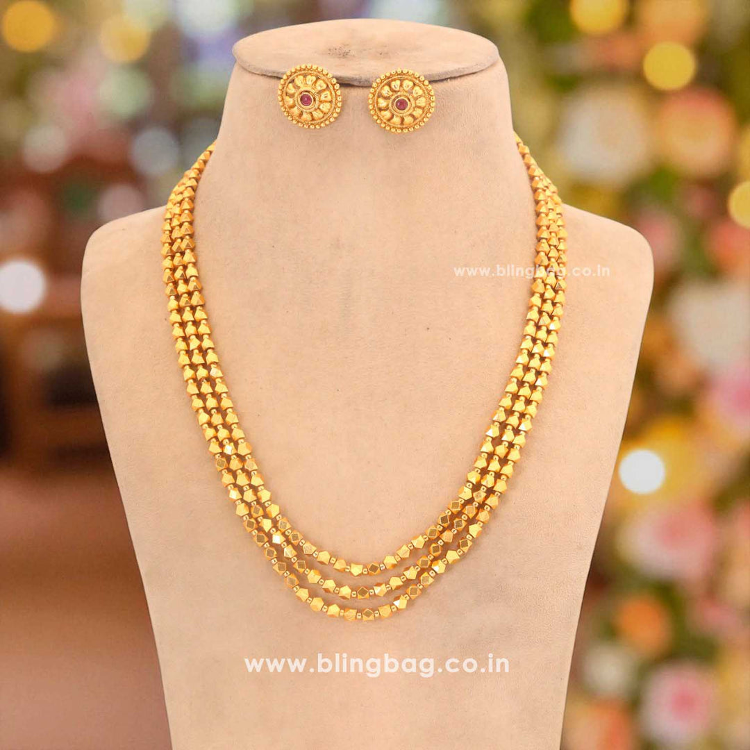 Golden Reekita Antique Jewellery Set - New Arrival