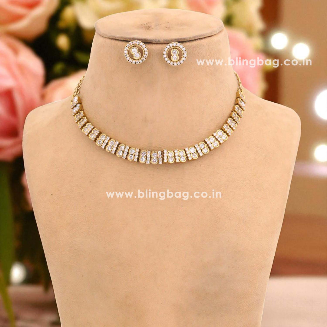 Golden Renate Victorian Jewellery Set - New Arrival