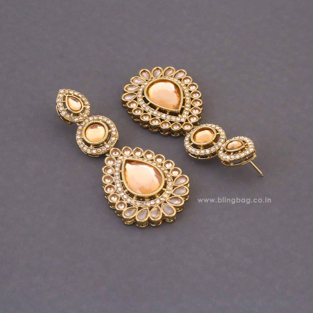 Golden Reshma Danglers