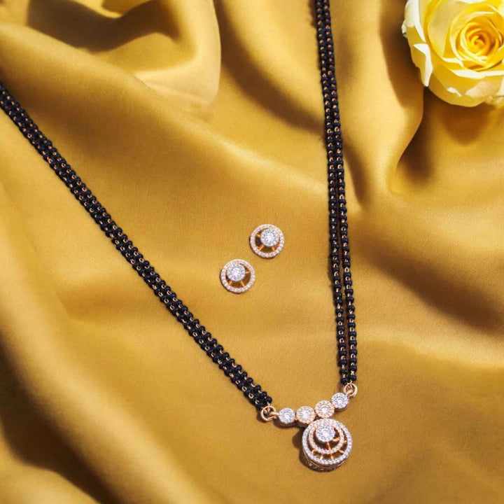 Golden Rhutani Mangalsutra Set