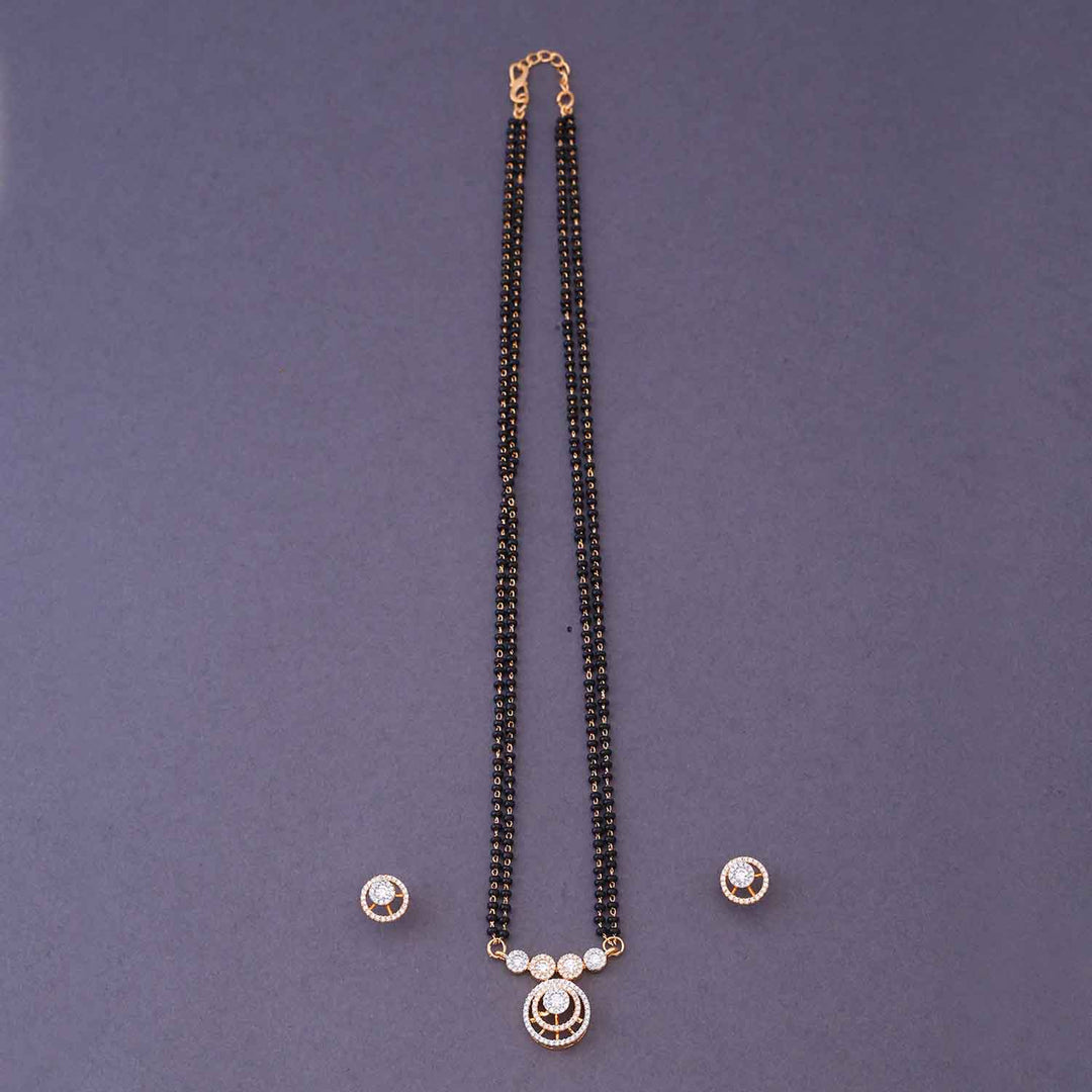 Golden Rhutani Mangalsutra Set