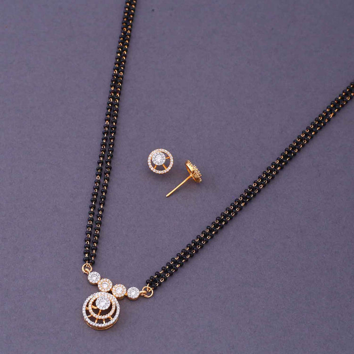 Golden Rhutani Mangalsutra Set