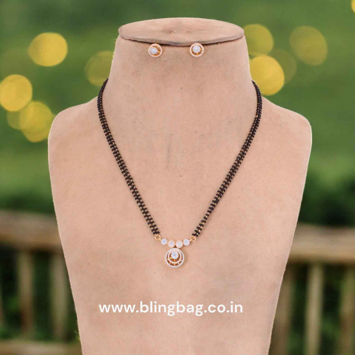 Golden Rhutani Mangalsutra Set