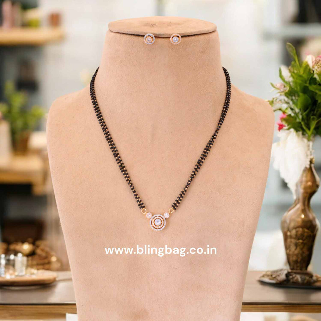Golden Ridwana Mangalsutra Set
