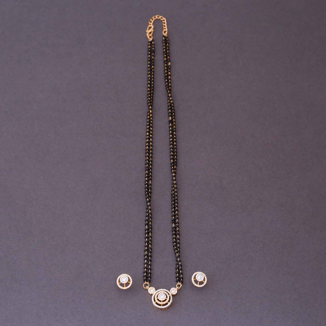 Golden Ridwana Mangalsutra Set