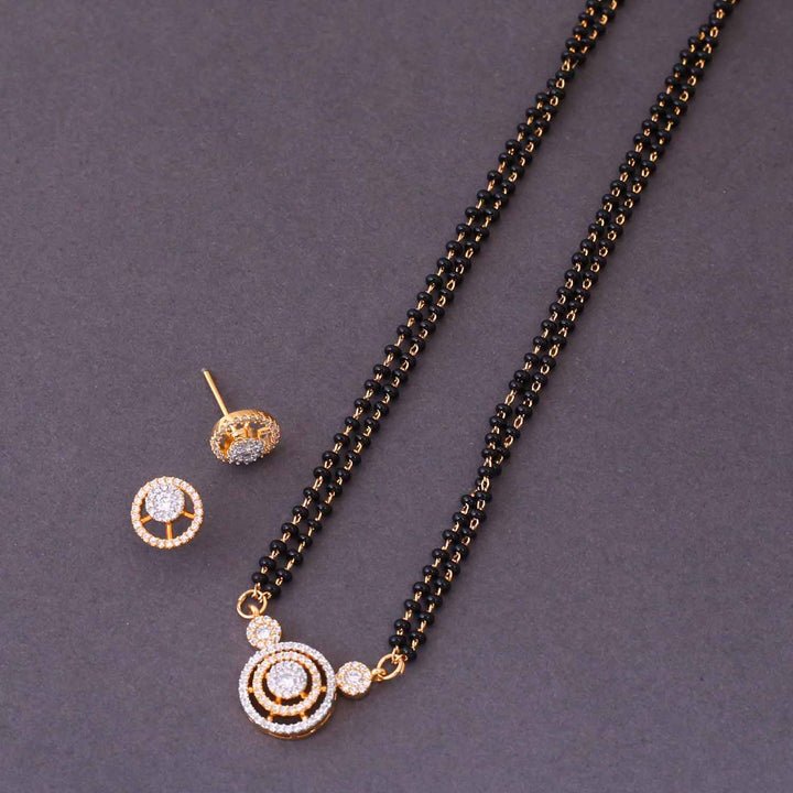 Golden Ridwana Mangalsutra Set