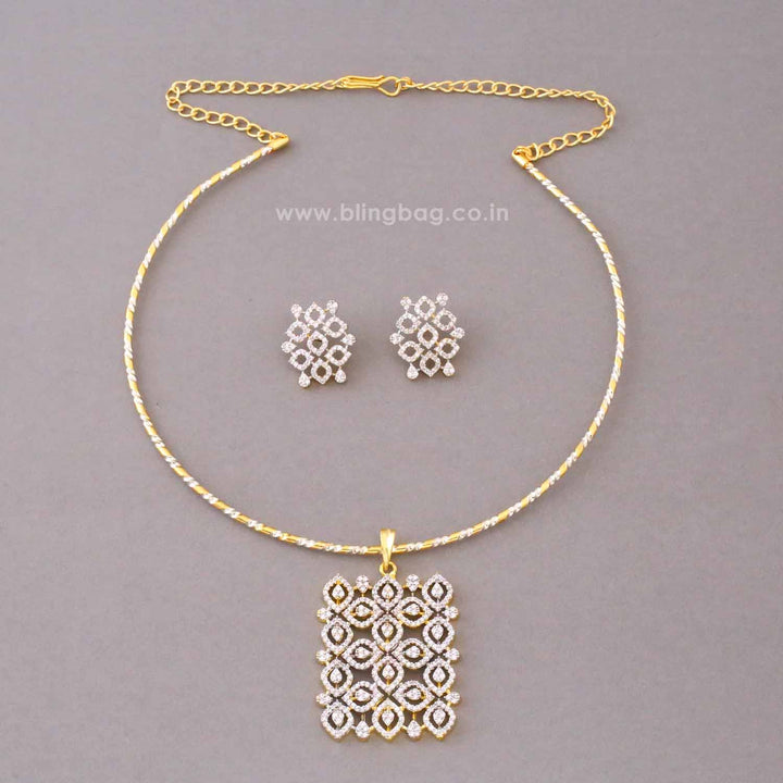 Golden Rohi Pendant Set