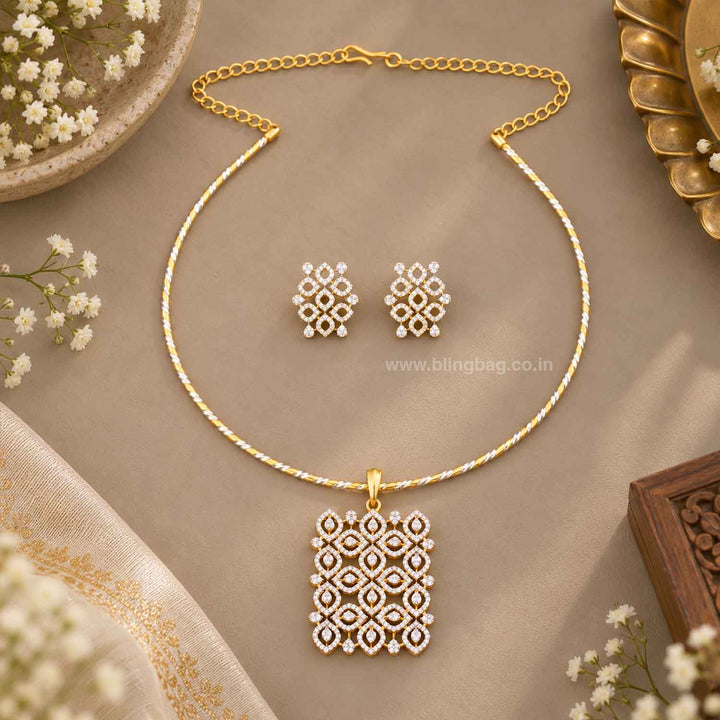 Golden Rohi Pendant Set
