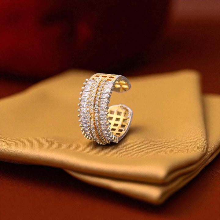 Golden Roksana Adjustable Ring
